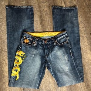 SOLD Rare Embroidered Pepe Jeans & Top